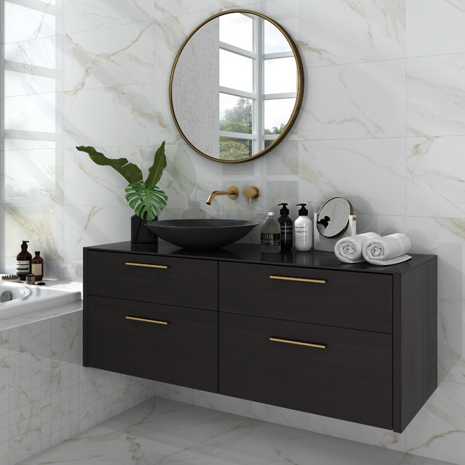 Bathroom large Marble wall tile